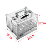 Maxbell Chips Case Holds 600 Chips with 6 Chip Racks for Drinking Props Parties