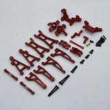 Maxbell 1/16 RC Cars Metal Spare Parts Accessory for 16207 16208 16209 16210 DIY Red