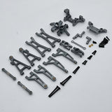 Maxbell 1/16 RC Cars Metal Spare Parts Accessory for 16207 16208 16209 16210 DIY Gray