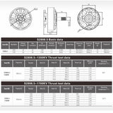 Maxbell 4Pcs RC Brushless Motor Replace RC Metal Motor for FPV Race RC Plane Drone