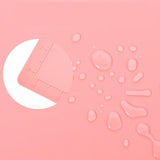 Maxbell Silicone Painting Mat with Cup 19.69"x15.75" Silicone Art Mat for Art Create Pink