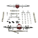 Maxbell RC Car Accessory Front and Rear Assembly Kits for MN82 LC79 MN78 1/12 RC Car Argent