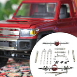 Maxbell RC Car Accessory Front and Rear Assembly Kits for MN82 LC79 MN78 1/12 RC Car Argent