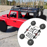 Maxbell RC Car Accessory Durable Spare Accessory Kits for MN82 LC79 MN78 1/12 RC Car Black