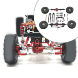 Maxbell RC Car Accessory Durable Spare Accessory Kits for MN82 LC79 MN78 1/12 RC Car Black