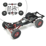 Maxbell RC Car Accessory Durable Spare Accessory Kits for MN82 LC79 MN78 1/12 RC Car Black