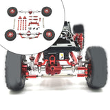 Maxbell RC Car Accessory Durable Spare Accessory Kits for MN82 LC79 MN78 1/12 RC Car Red