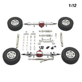 Maxbell RC Car Accessory Durable Spare Accessory Kits for MN82 LC79 MN78 1/12 RC Car Argent