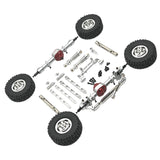 Maxbell RC Car Accessory Durable Spare Accessory Kits for MN82 LC79 MN78 1/12 RC Car Argent