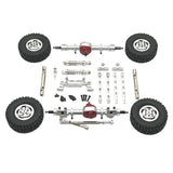 Maxbell RC Car Accessory Durable Spare Accessory Kits for MN82 LC79 MN78 1/12 RC Car Argent