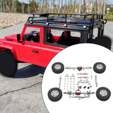 Maxbell RC Car Accessory Durable Spare Accessory Kits for MN82 LC79 MN78 1/12 RC Car Argent