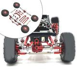 Maxbell RC Car Accessory Durable Spare Accessory Kits for MN82 LC79 MN78 1/12 RC Car Argent