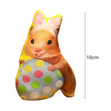 Maxbell Easter Stuffed Rabbit Plush Bunny with Keychain for Boys Girls Children Kids Colorful