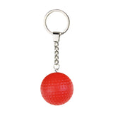 Maxbell 12Pcs Pickleball Keychain Hanging Toy Metal Keyring for Backpack Purse Decor Red