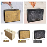 Maxbell Wooden Money Box Home Decoration Sturdy Money Saving Jar for Children Adults A