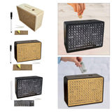 Maxbell Wooden Money Box Home Decoration Sturdy Money Saving Jar for Children Adults A