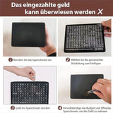 Maxbell Wooden Money Box Home Decoration Sturdy Money Saving Jar for Children Adults C