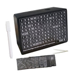 Maxbell Wooden Money Box Home Decoration Sturdy Money Saving Jar for Children Adults C