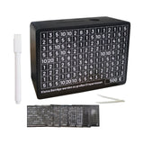 Maxbell Wooden Money Box Home Decoration Sturdy Money Saving Jar for Children Adults C