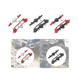 Maxbell RC Car Upgrade Parts Metal for MN128 MN86 MN86S 1/12 Scale RC Hobby Car Argent and Red