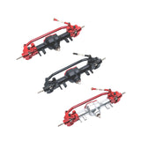 Maxbell RC Car Accessory Replaces RC Car Front Axle for MN128 MN86 MN86S 1/12 RC Car Black and Red