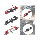 Maxbell RC Car Accessory Replaces RC Car Front Axle for MN128 MN86 MN86S 1/12 RC Car Black and Red