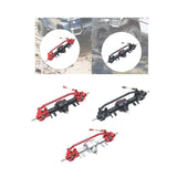 Maxbell RC Car Accessory Replaces RC Car Front Axle for MN128 MN86 MN86S 1/12 RC Car Black and Red