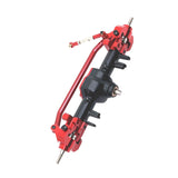 Maxbell RC Car Accessory Replaces RC Car Front Axle for MN128 MN86 MN86S 1/12 RC Car Black and Red