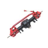 Maxbell RC Car Accessory Replaces RC Car Front Axle for MN128 MN86 MN86S 1/12 RC Car Black and Red