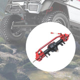 Maxbell RC Car Accessory Replaces RC Car Front Axle for MN128 MN86 MN86S 1/12 RC Car Black and Red