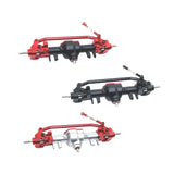 Maxbell RC Car Accessory Replaces RC Car Front Axle for MN128 MN86 MN86S 1/12 RC Car Black and Red