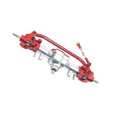 Maxbell RC Car Accessory Replaces RC Car Front Axle for MN128 MN86 MN86S 1/12 RC Car Argent and Red