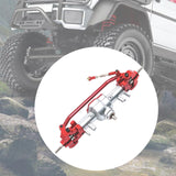 Maxbell RC Car Accessory Replaces RC Car Front Axle for MN128 MN86 MN86S 1/12 RC Car Argent and Red