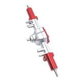 Maxbell RC Car Upgrade Parts RC Car Rear Axle Metal for MN128 MN86 MN86S 1/12 RC Car Argent and Red