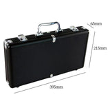 Maxbell Chip Carry Case Aluminum Alloy Solid with Lock Thicken Portable Chip Set Box