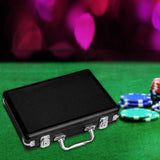 Maxbell Chip Case with Lock Cards Holder Casino Token Case Carrier Collect Box