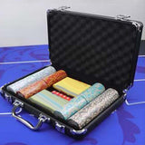 Maxbell Chip Case with Lock Cards Holder Casino Token Case Carrier Collect Box