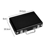 Maxbell Chip Case with Lock Cards Holder Casino Token Case Carrier Collect Box