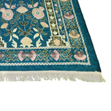 Maxbell Prayer Mat with Carrying Bag Area Rugs for Living Room Travel Bedroom Green