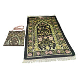 Maxbell Prayer Mat with Carrying Bag Area Rugs for Living Room Travel Bedroom Coffee