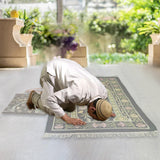 Maxbell Prayer Mat with Carrying Bag Area Rugs for Living Room Travel Bedroom Coffee