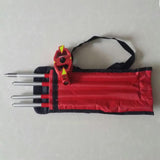 Maxbell Mini Prism Pole 4 Poles Outdoor 30cm Per Pole Survey Stick Mini Prism System