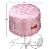 Maxbell Hair Care Thermal Head Spa Cap Treatment with Beauty Steamer Nourishing Heating Cap - Pink