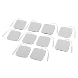 Lot of 10pcs REUSABLE SELF-ADHESIVE Replacement Pads Electrode Digital Acupuncture Massager Therapy Patches 2x2 ''