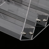 4 Tiers Acrylic Makeup Nail Polish Display Stand Organizer Clear Holder Rack