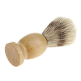 Professional Barber Salon Hair Shave Shaving Brush Wooden Handle Tool