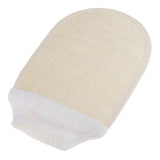 Natural Loofah Sponge Bath Massage Brush Body Cleaning Exfoliator Washing Glove Towel Wipe Beige