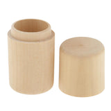 Portable Cute Essential Oils Wooden Storage Case Tube Holds 10ml Aromatherapy Oils Bottle