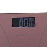 Max 400lb LCD Digital Electronic Bathroom Body Weight Scale Rose Gold