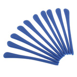 10Pieces Silicone Eyeglasses Temple End Tips Ear Sock Tubes Replacement Blue